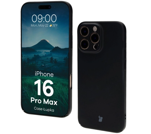 Bizon Łupka do iPhone 16 Pro Max Czarny