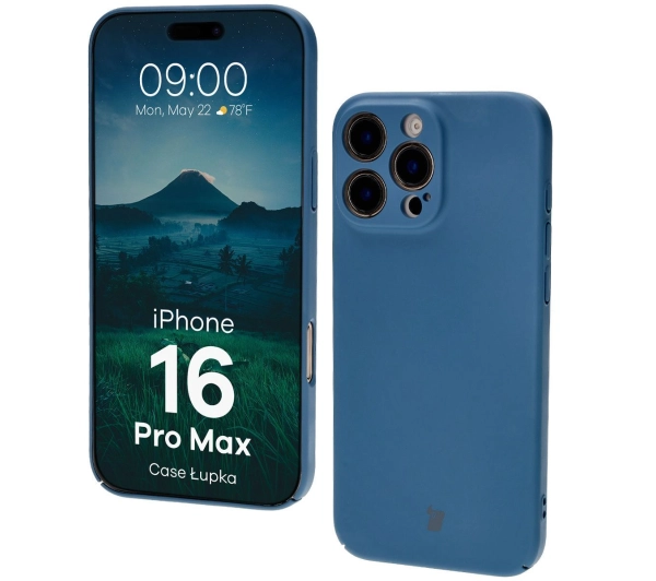 Bizon Łupka do iPhone 16 Pro Max Niebieski