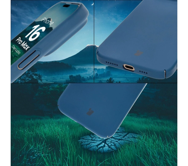 Bizon Łupka do iPhone 16 Pro Max Niebieski