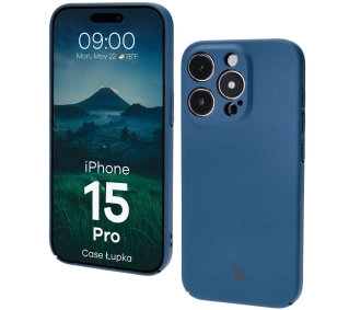 Bizon Łupka do iPhone 15 Pro Niebieski