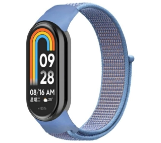 Beline do Mi Band 9/8 NylonLoop Niebieski