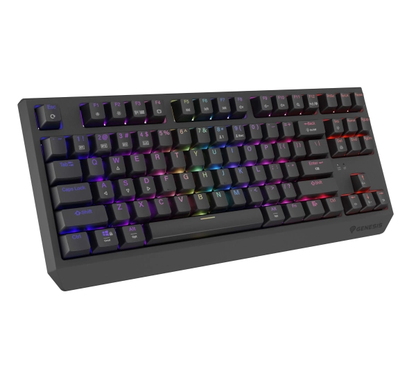 Genesis Thor 230 TKL US RGB Outemu Silent Lemon Czarny