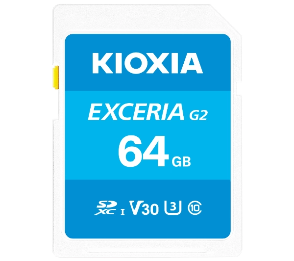 Karta Kioxia Exceria G2 SDXC 64 GB Class 10 UHS-I/U3 V30 (LNEX2L064GG4)