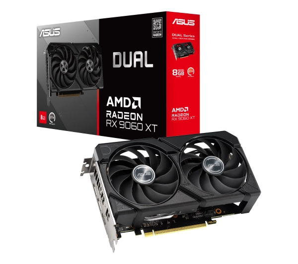 ASUS Dual Radeon RX 9060 XT 8GB GDDR6 128bit FSR