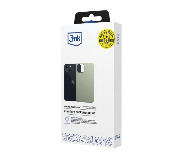 3mk Hardy MagSilicone Green do iPhone 15 Plus