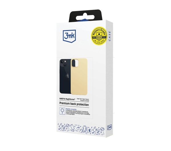 3mk Hardy MagSilicone Yellow do iPhone 15