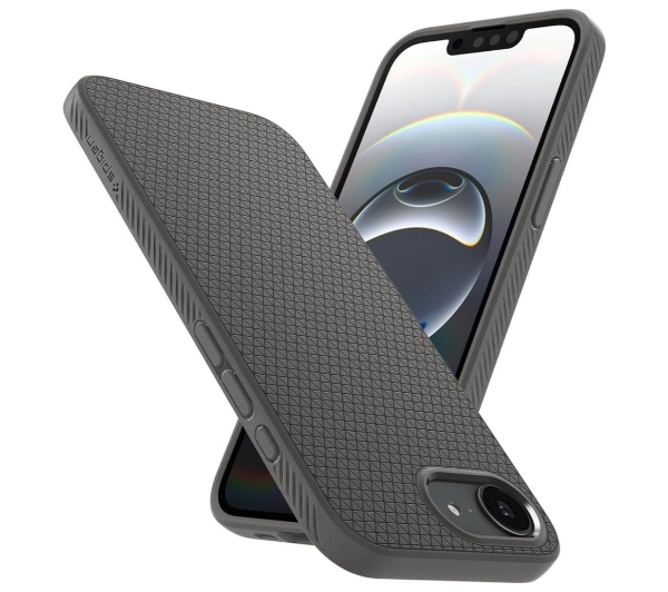Spigen Liquid Air do iPhone 16e Szary