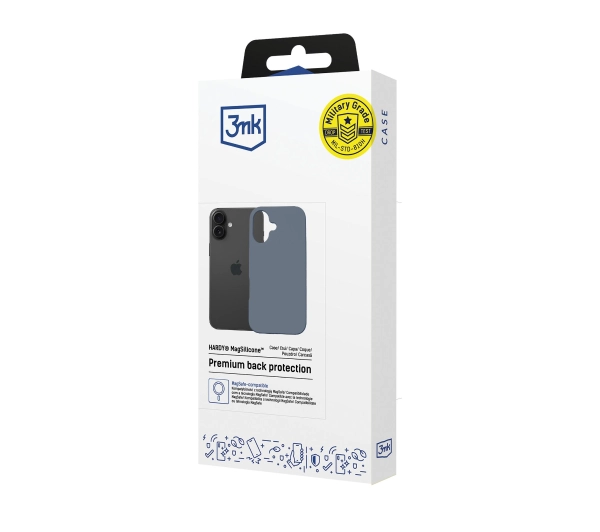 3mk Hardy MagSilicone Ultramarine do iPhone 16 Plus Ultramaryna