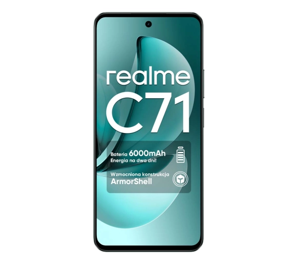 realme C71 8/256GB Funkcje AI 6,67" 120Hz 50Mpix Zielony - ⚡ BESTSELLERY ⚡ - Kup na Raty - RRSO 0%