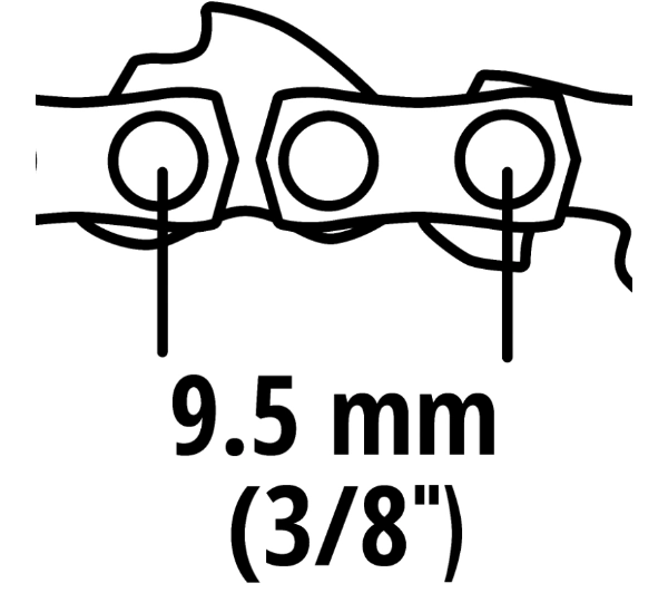 Einhell GE-LC 18 LI 25 cm 1,1 40T 3/8