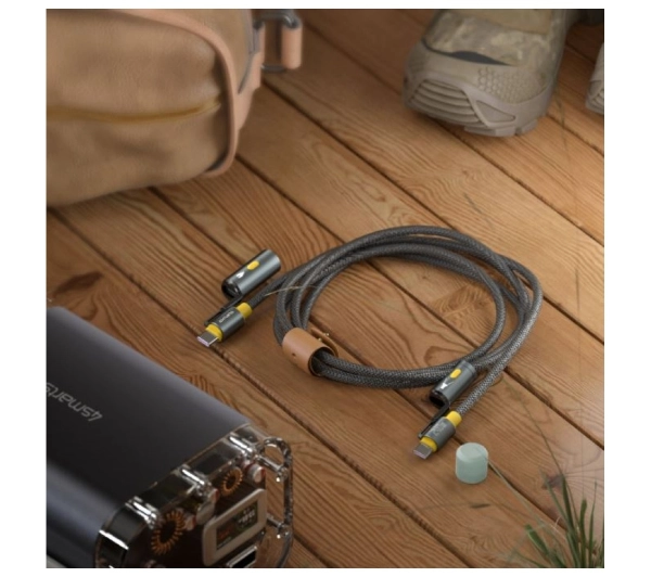 4smarts USB-C do USB-C 3w1 240W 1,5m Czarny