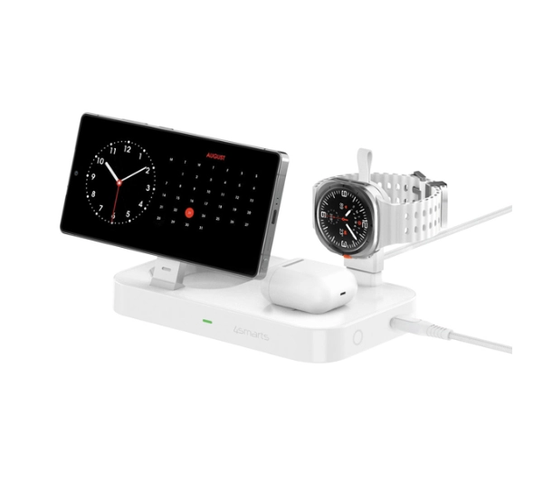 4smarts Qi2 Trident do Galaxy Watch Biały