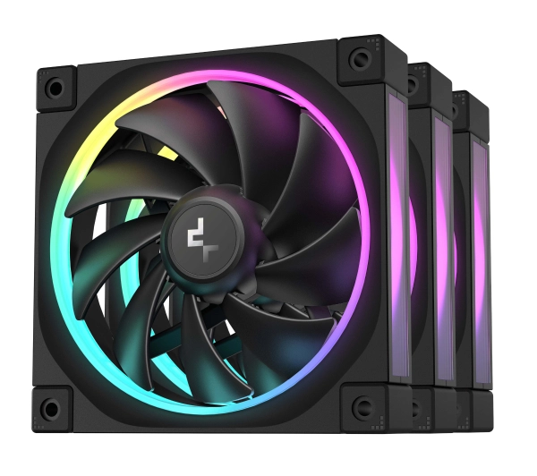 DeepCool FL12 RGB 120mm 3szt. Czarny