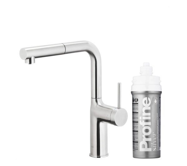Baterie kuchenne - KFA Armatura Duero Pure Move 6623-424-22 Inox Stal szlachetna