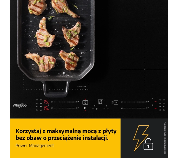 Whirlpool WTX8015DCF HeatControl 80cm  - TRZECI -55%, ALBO 5-TY ZA 1ZŁ - Kup na Raty - RRSO 0%
