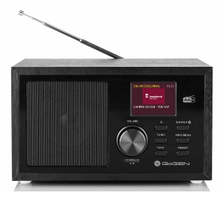 GoGEN DAB 620 BTCB Radio FM DAB+ Czarny