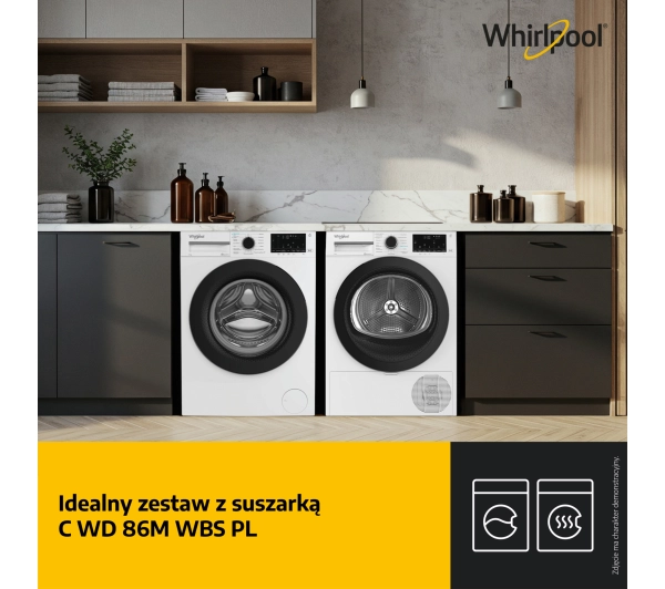 Whirlpool WAM 09WB PL AI AdaptiveWash Funkcje AI 10kg 1400obr/min Zdalne sterowanie - Kup na Raty - RRSO 0%