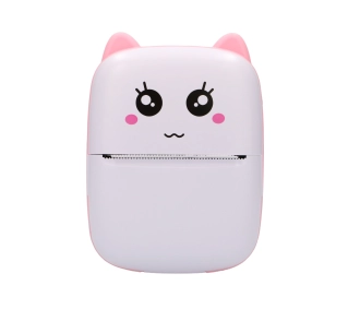 Extralink EPP-001 Różowy + Papier termiczny zwykły 5 rolek