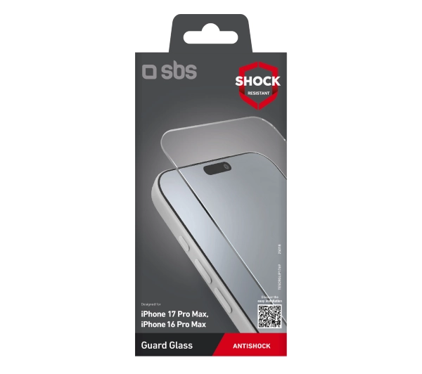 SBS Guard Glass do iPhone 17 Pro Max / 16 Pro Max