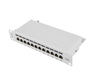 Lanberg PPF6-9012-S 12 PORT 1U 10" KAT.6 FTP Szary