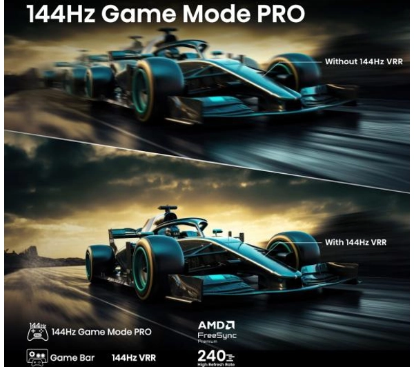 Hisense 75E8Q  75" ULED MiniLED 4K 144Hz Smart TV Funkcje AI Dolby Vision Dolby Atmos HDMI 2.1 DVB-T2 - Kup na Raty - RRSO 0%