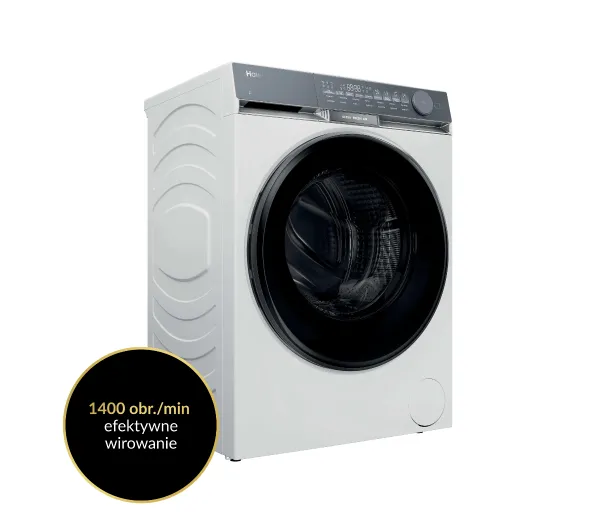 Haier HW130-B14387U-PL Funkcje AI 13kg 1400obr/min Zdalne sterowanie - TRZECI -55%, ALBO 5-TY ZA 1ZŁ - Kup na Raty - RRSO 0%