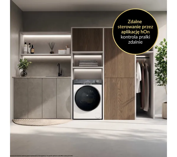 Haier HW130-B14387U-PL Funkcje AI 13kg 1400obr/min Zdalne sterowanie - TRZECI -55%, ALBO 5-TY ZA 1ZŁ - Kup na Raty - RRSO 0%