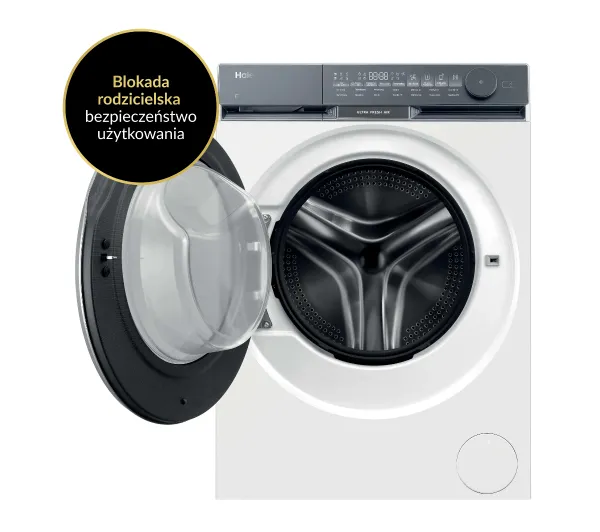 Haier HW130-B14387U-PL Funkcje AI 13kg 1400obr/min Zdalne sterowanie - TRZECI -55%, ALBO 5-TY ZA 1ZŁ - Kup na Raty - RRSO 0%