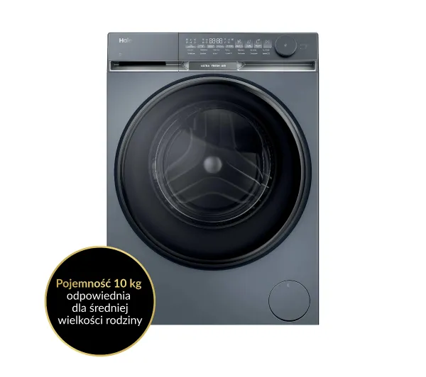 Haier X9 HW100-B14387GUPL Funkcje AI 10kg 1400 obr/min Zdalne sterowanie - TRZECI -55%, ALBO 5-TY ZA 1ZŁ - Kup na Raty - RRSO 0%