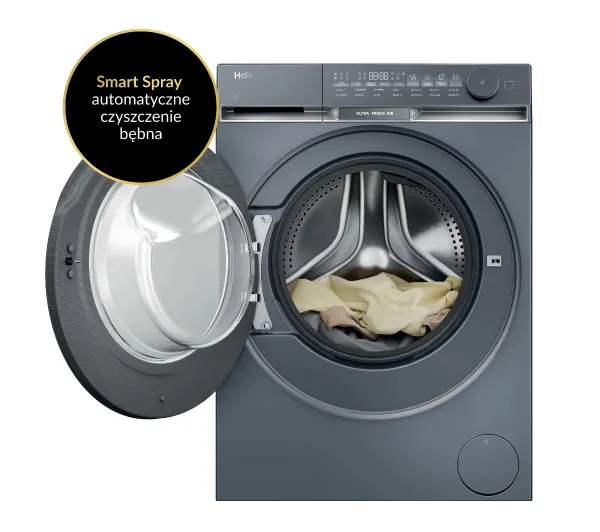 Haier X9 HW100-B14387GUPL Funkcje AI 10kg 1400 obr/min Zdalne sterowanie - TRZECI -55%, ALBO 5-TY ZA 1ZŁ - Kup na Raty - RRSO 0%
