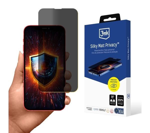 3mk Silky Matt Privacy do iPhone 13 Pro