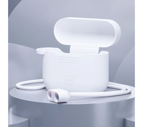 3mk Silicone AirPods Case White do AirPods