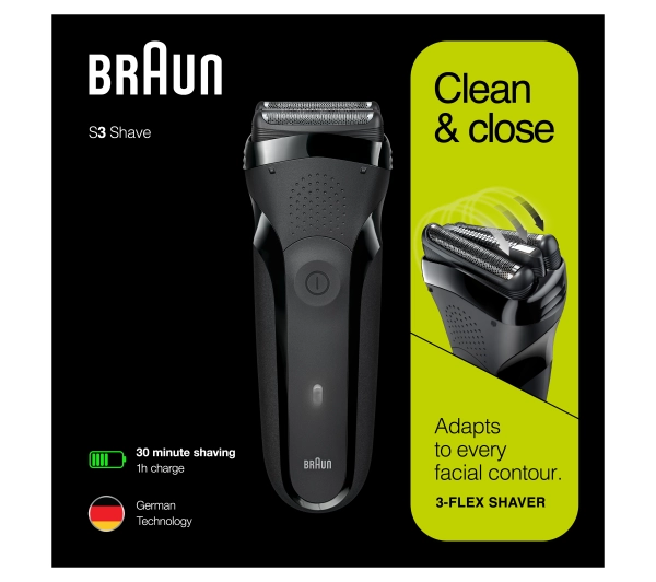 Braun Series 3 300 BLK/BLK - ⚡ BESTSELLERY ⚡