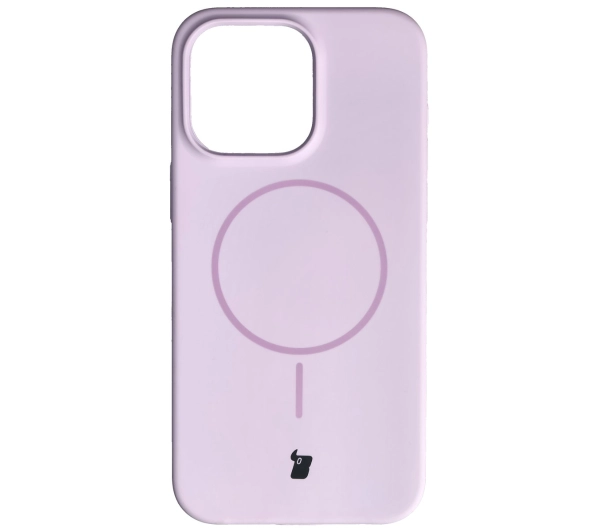 Bizon Soft z MagSafe do Apple iPhone 15 Pro Max Fioletowy