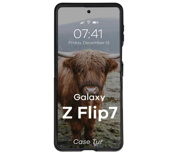 Bizon Tur do Samsung Galaxy Z Flip7 Czarny