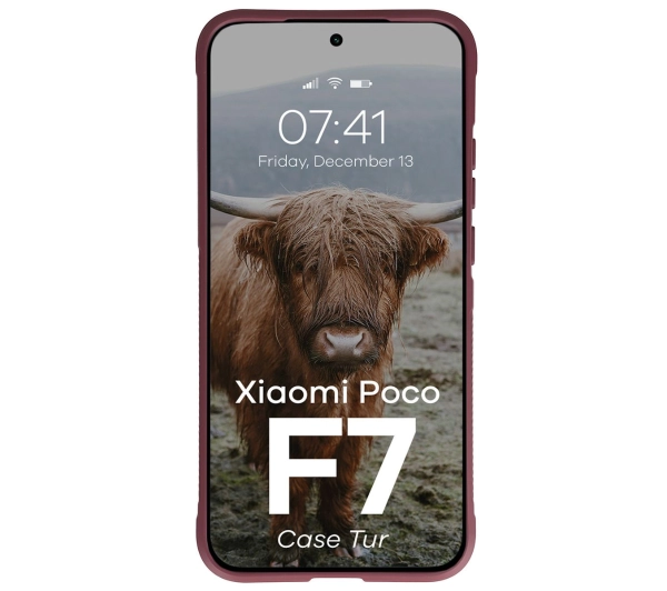 Bizon Tur do Xiaomi Poco F7 Ciemnofioletowy