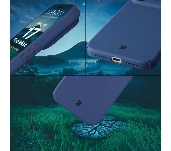 Bizon Łupka do Apple iPhone 17 Pro Max Niebieski