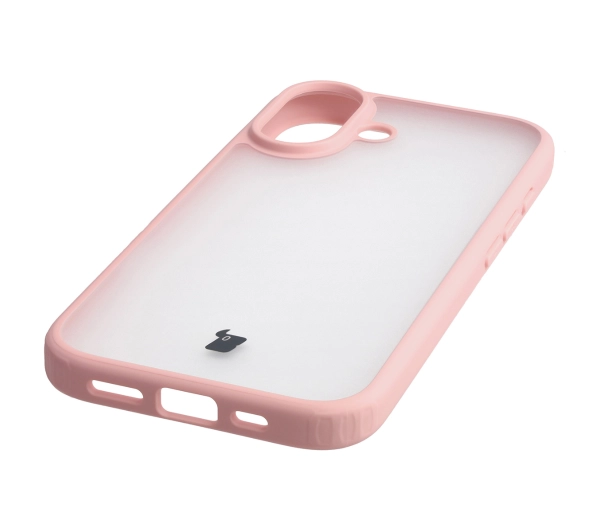 Bizon Angelo do Apple iPhone 17 z różową ramką