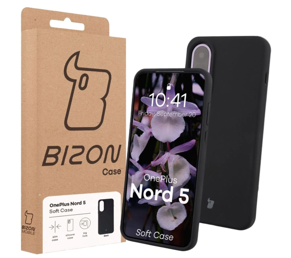Bizon Soft do OnePlus Nord 5 Czarny