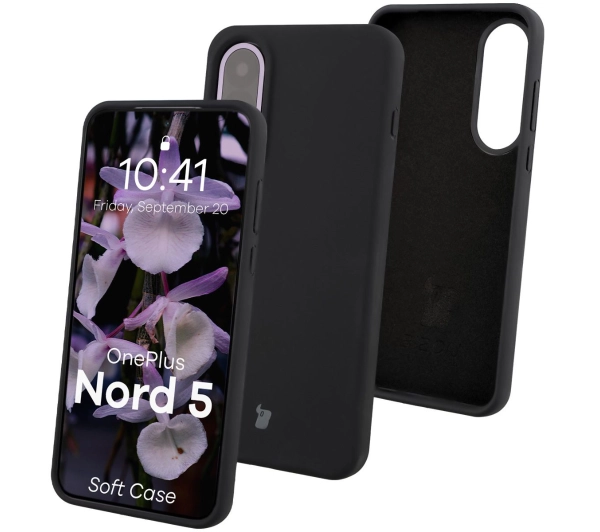 Bizon Soft do OnePlus Nord 5 Czarny