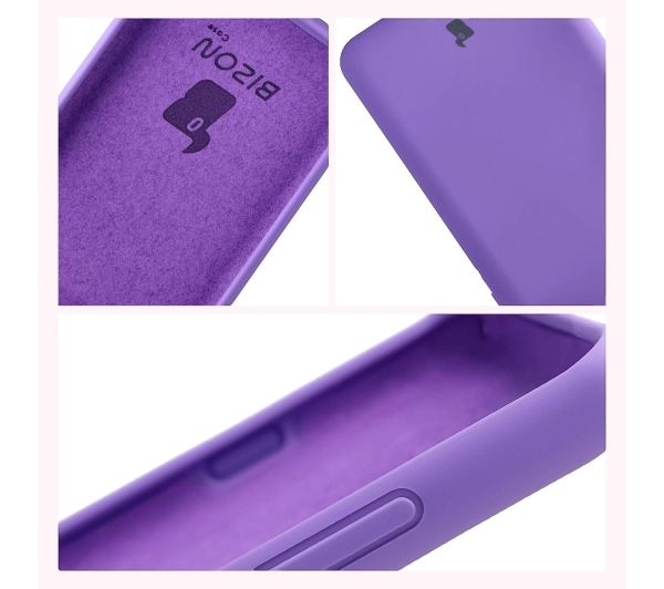 Bizon Soft do Motorola Edge 60 Pro Fioletowy