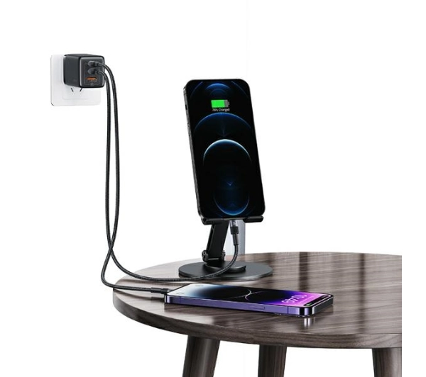 USAMS US-SJ729 USB-C do Lightning 30W 1,2m Czarny