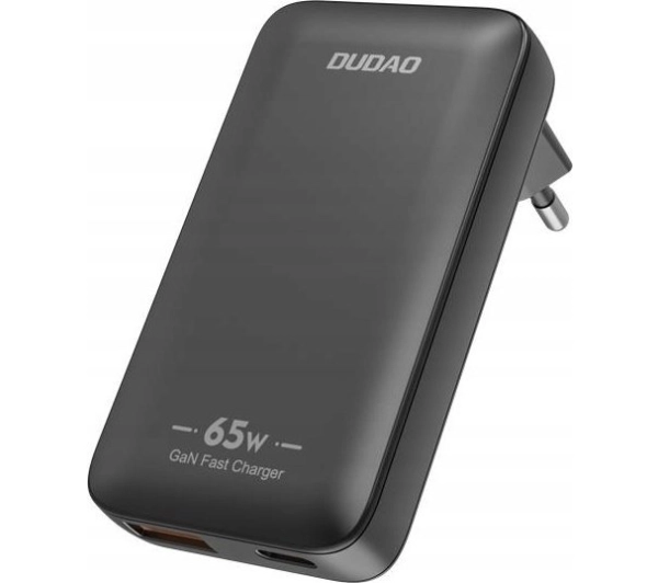 Dudao A65Q GaN 65W USB-A USB-C 65W Czarny