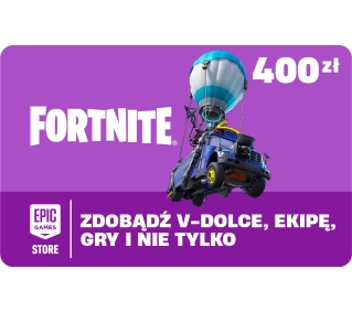 Epic Gift Card Fortnite 400 PLNDostęp po opłaceniu zakupu