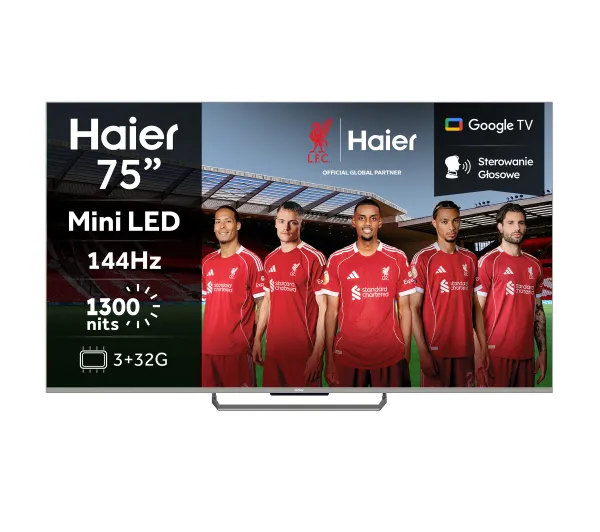 Haier H75M90EUX 75" Mini LED 4K 144Hz GoogleTV Dolby Vision Dolby Atmos HDMI 2.1 DVB-T2