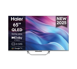 Haier H65Q80FUX  65" QLED 4K 120Hz GoogleTV Dolby Vision Dolby Atmos HDMI 2.1 - Kup na Raty - RRSO 0%