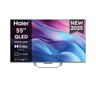 Haier H55Q80FUX 55" QLED 4K 120Hz GoogleTV Dolby Vision Dolby Atmos HDMI 2.1 - ⚡ BESTSELLERY ⚡ - Kup na Raty - RRSO 0%