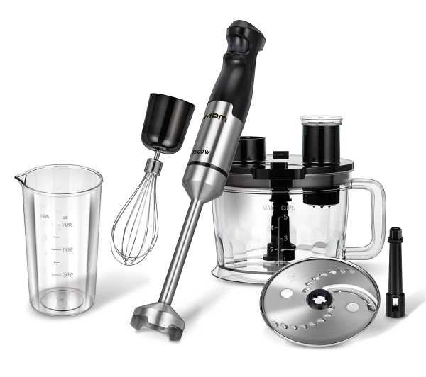 Blendery - MPM MBL-39M 1500W Rozdrabniacz Końcówka do ubijania