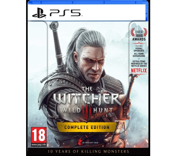 Wiedźmin 3: Dziki Gon  Edycja Kompletna + Jubileuszowy Steelbook Gra na PS5