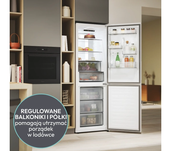 Candy ECN4CQTEW186 Fresco 500 No Frost 185cm Biały - Kup na Raty - RRSO 0%